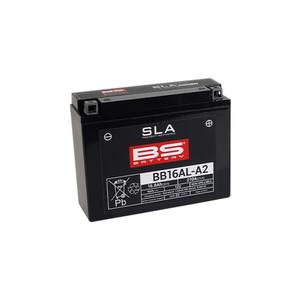 Werkaktivierte Motorradbatterie BS-BATTERY BB16AL-A2 (FA) (YB16AL-A2 (FA)) SLA