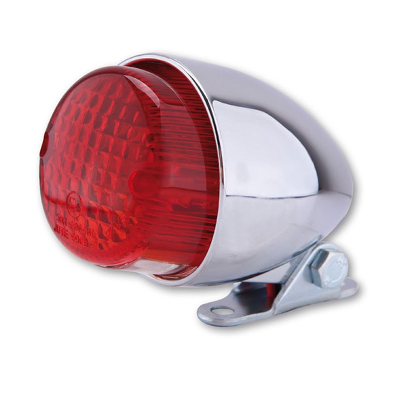 Highsider Smart Texas Motorrad Rücklicht chrom