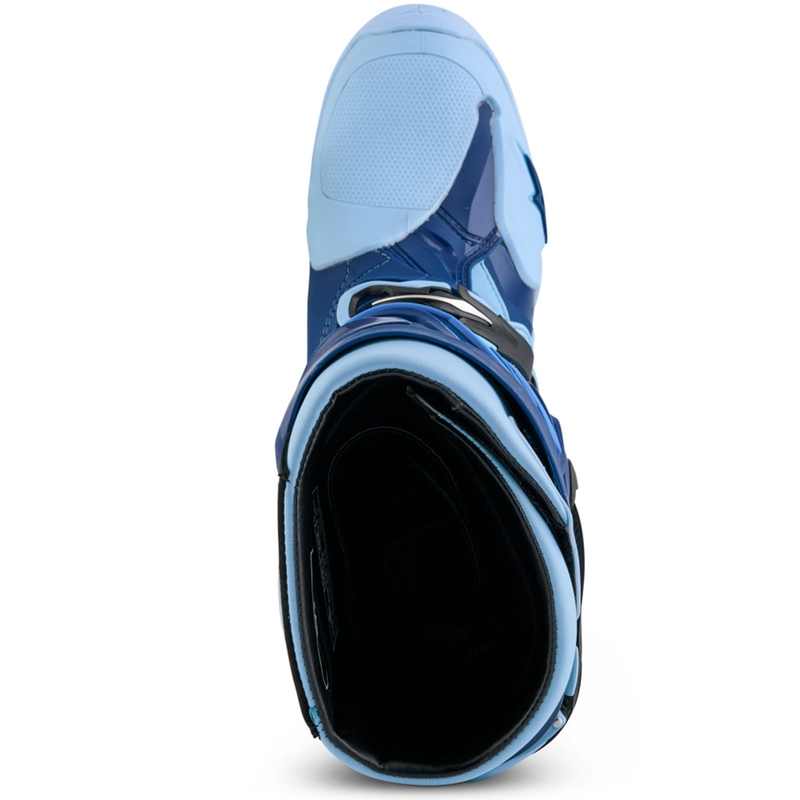 Motorradstiefel Alpinestars Tech 10 Limited Edition Steelers Blau-Hellblau