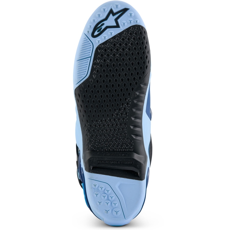 Motorradstiefel Alpinestars Tech 10 Limited Edition Steelers Blau-Hellblau