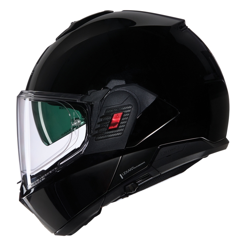 Klappbarer Motorradhelm Nolan N120-1 Classico N-COM 301 schwarz