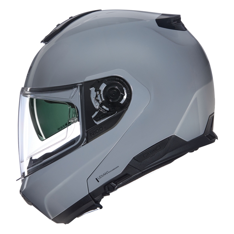 Klapphelm für Motorradfahrer Nolan N100-6 Classico N-COM 303 grau