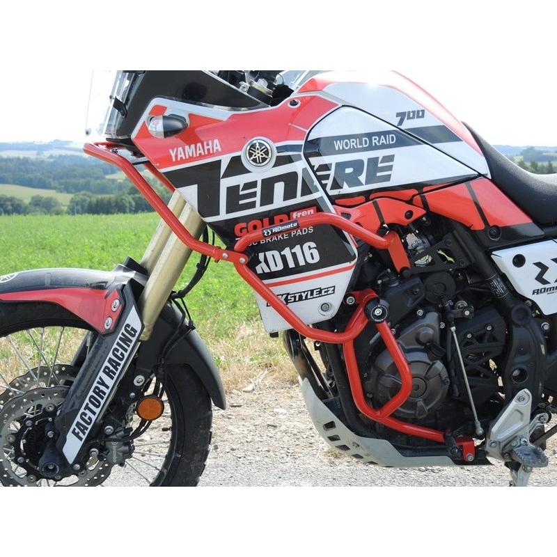 Motor Schutzrahmen RDMOTO rot (with protectors)