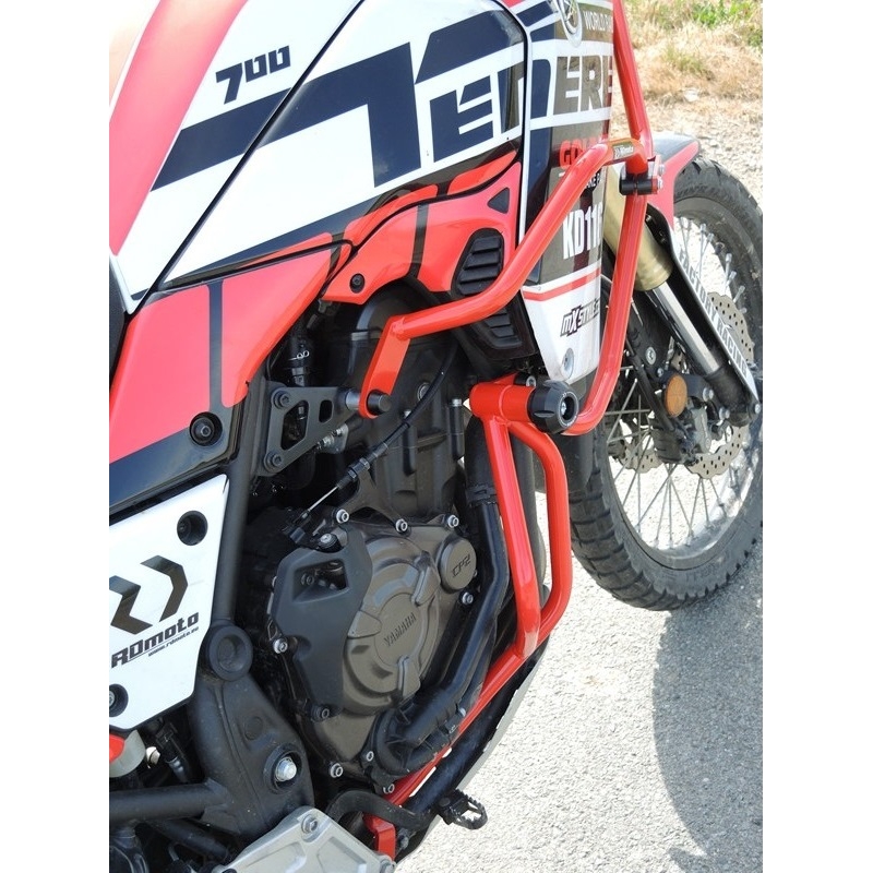 Motor Schutzrahmen RDMOTO rot (with protectors)