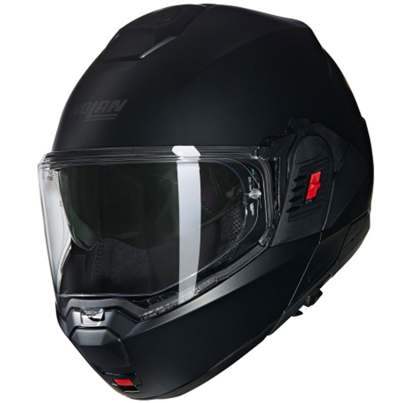 Klapphelm für Motorradfahrer Nolan N120-1 Classico N-COM 302 mattschwarz