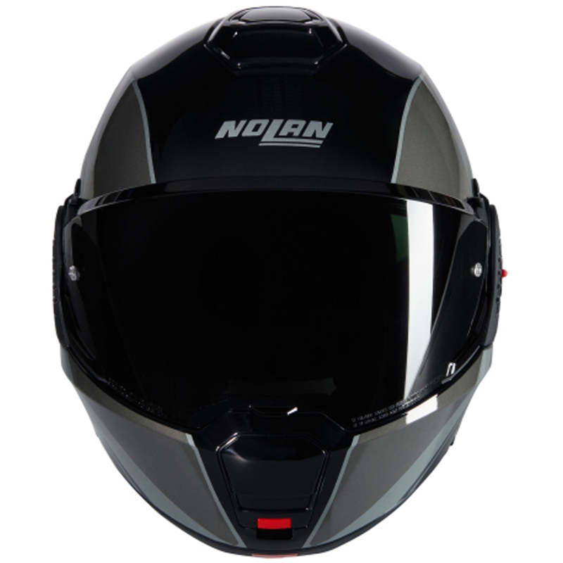 Klappbarer Motorradhelm Nolan N120-1 Verniciatura Speciale N-COM 341 schwarz-grau