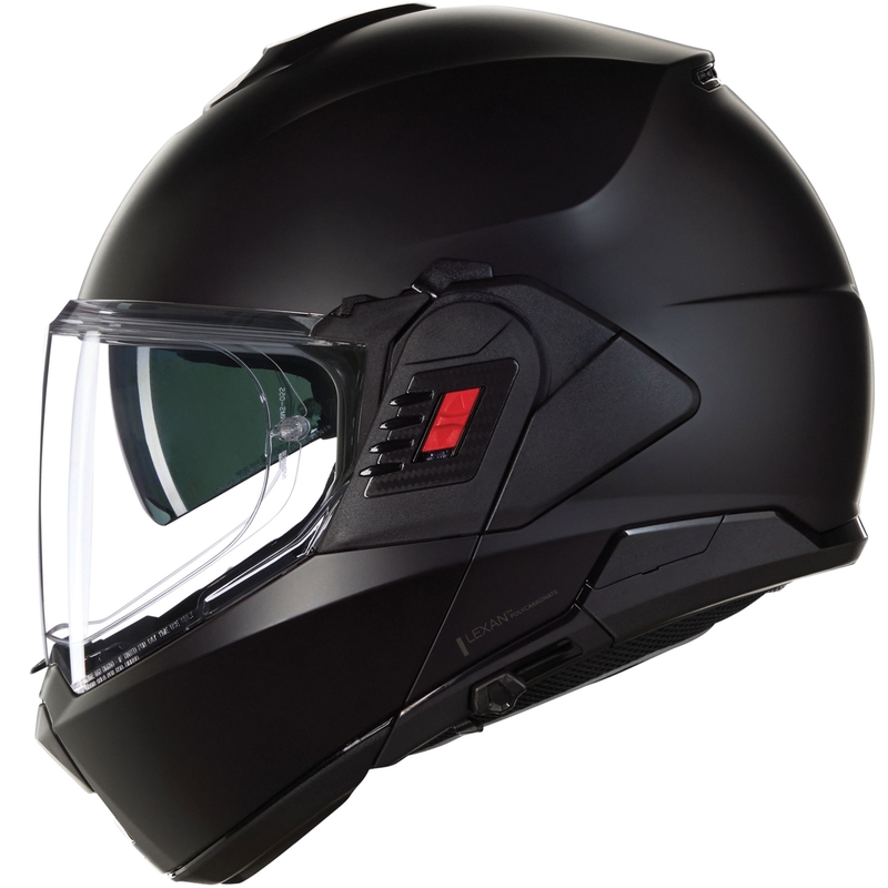 Klapphelm für Motorradfahrer Nolan N100-6 Classico N-COM 302 mattschwarz