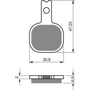 Bremsbeläge GOLDFREN 368 GP6