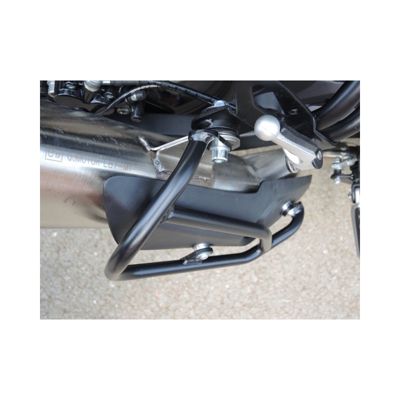 Motor Schutzrahmen RDMOTO schwarz (exhaust frame)