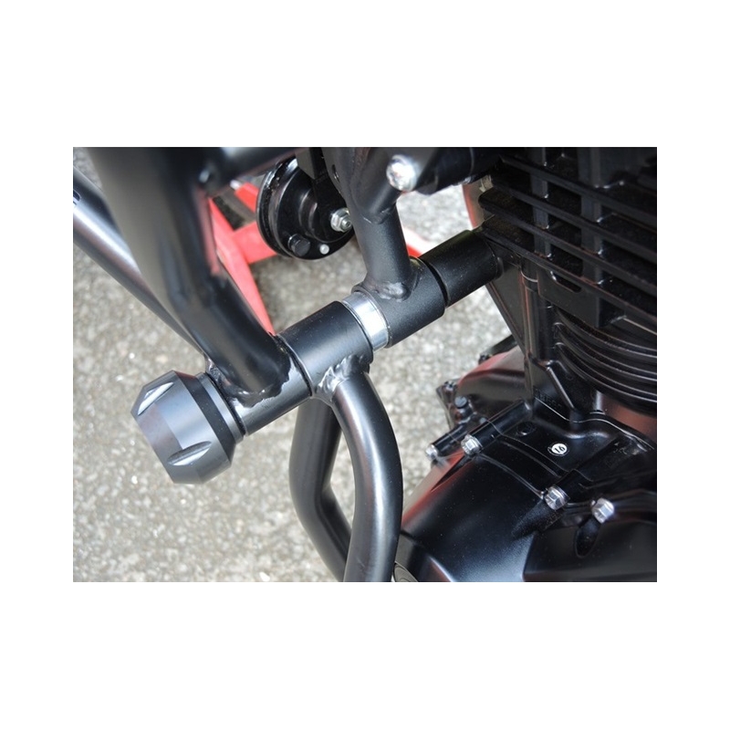 Motor Schutzrahmen RDMOTO schwarz (upper + lower frames with protectors)