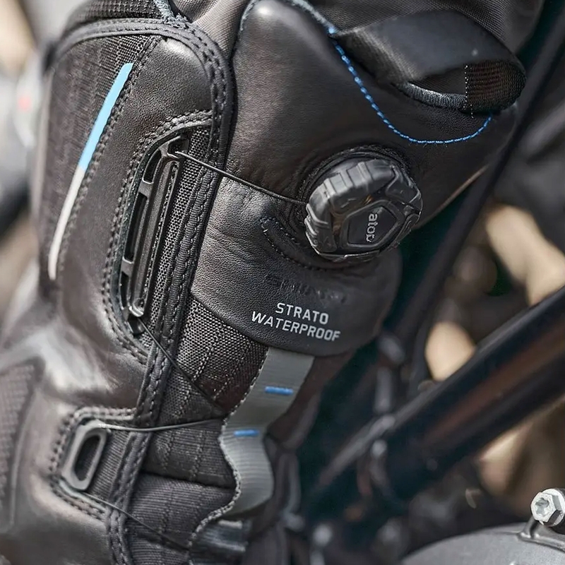 Shima Strato WP schwarzer Motorradstiefel