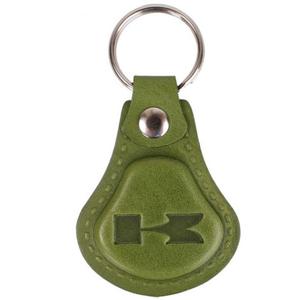 Leder Schlüsselanhänger Kawasaki grün