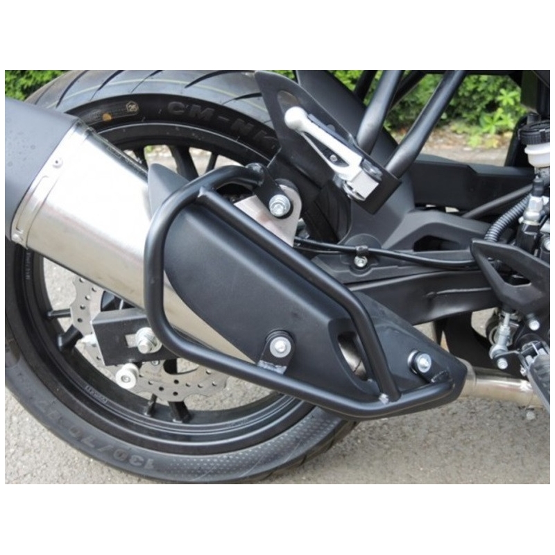 Motor Schutzrahmen RDMOTO schwarz (exhaust frame)