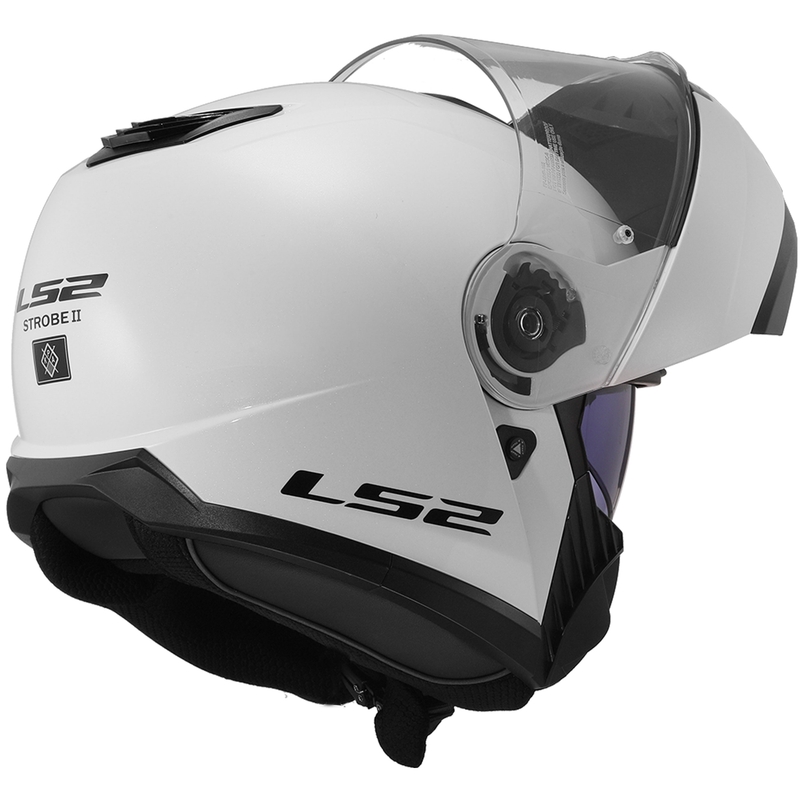Klapphelm LS2 FF908 Strobe II weiß glänzend