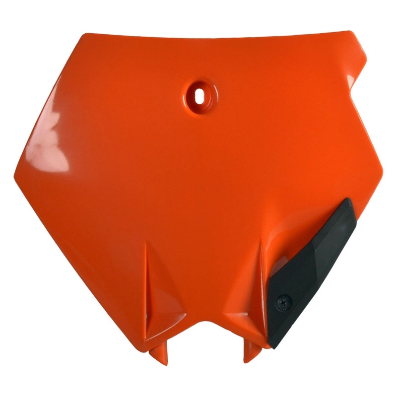 Number plate POLISPORT orange KTM