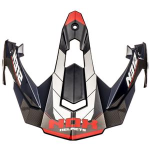Visier für Motorradhelme NOX N312 Vapor weiß-blau-rot