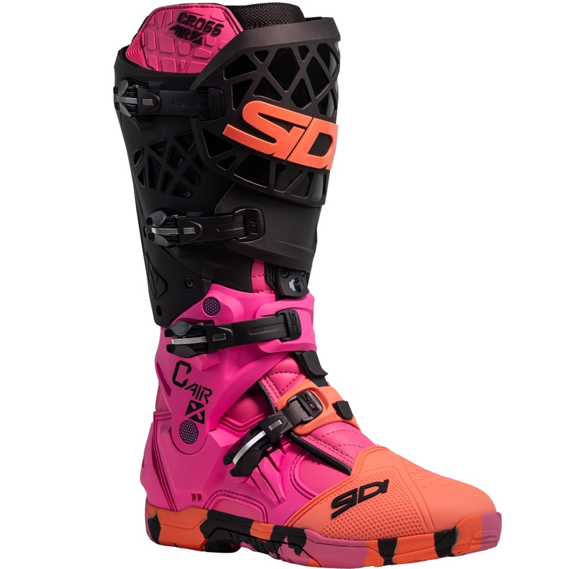 SiDi Crossair X Messy Motorradstiefel koralle