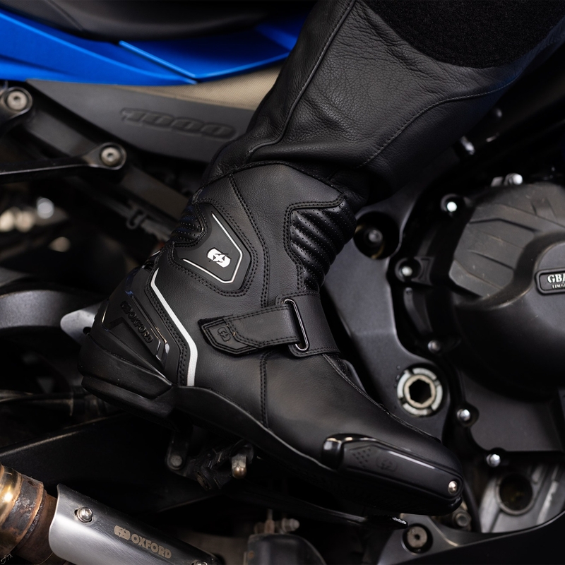 Oxford Omega Air Short Motorradstiefel schwarz