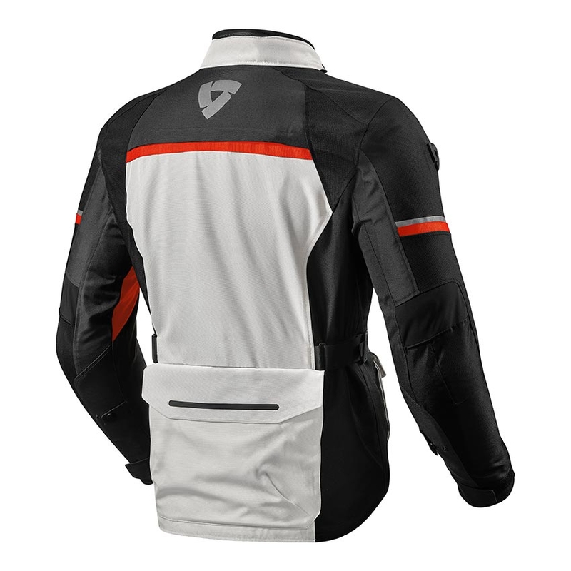 Revit Outback 3 Motorradjacke silber-rot Ausverkauf