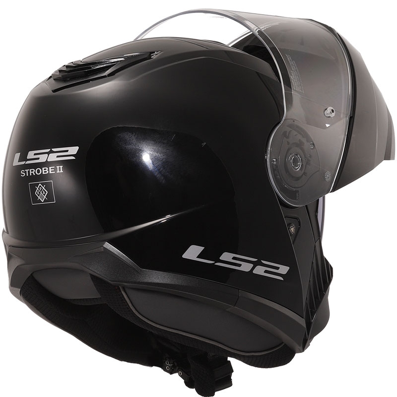Klapphelm LS2 FF908 Strobe II schwarz glänzend