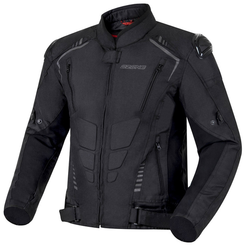 Ozone Pulse Motorradjacke schwarz-grau