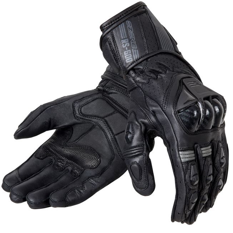 Ozone RS-600 Motorradhandschuhe schwarz