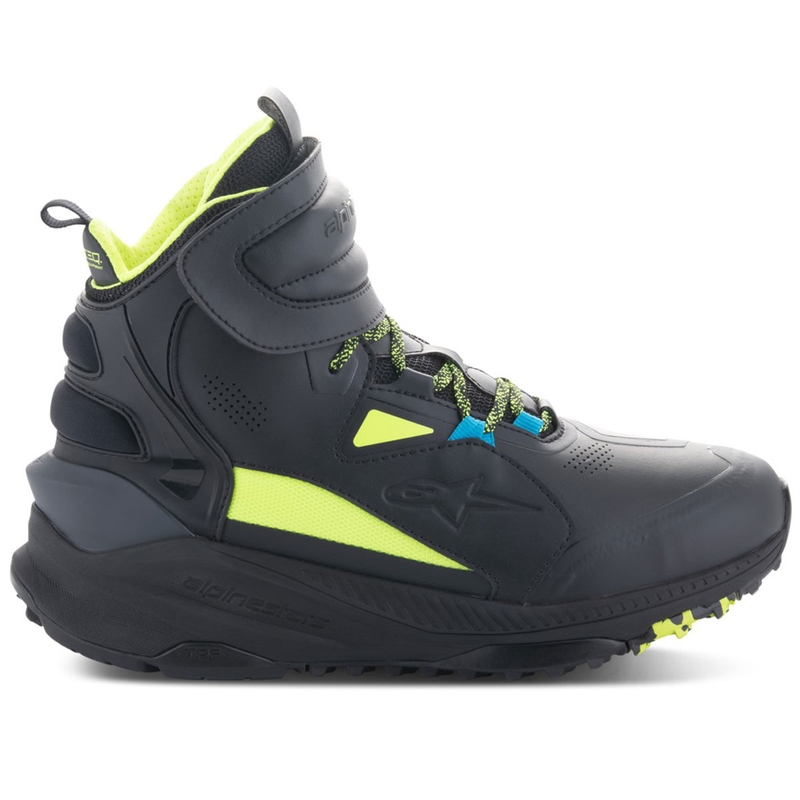 Alpinestars Speedstreet Motorradstiefel schwarz-lime-blau