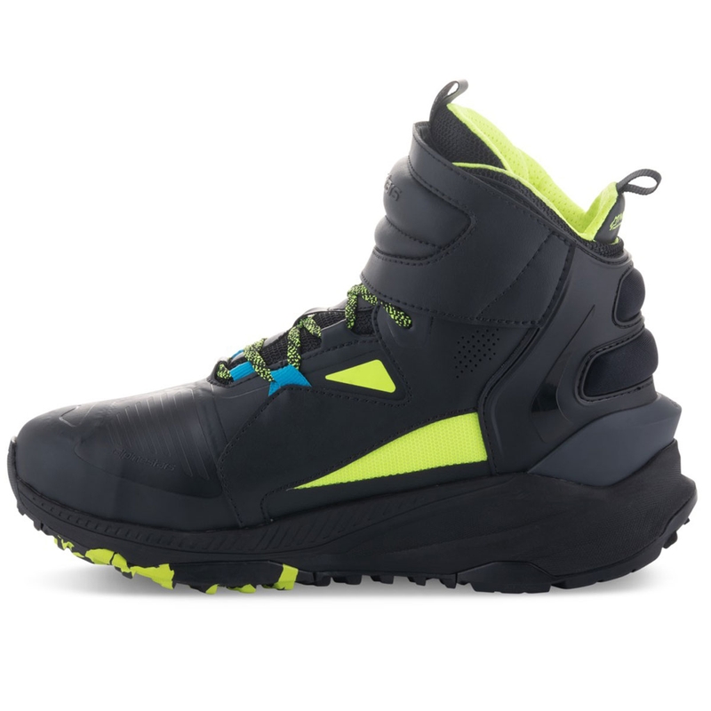 Alpinestars Speedstreet Motorradstiefel schwarz-lime-blau