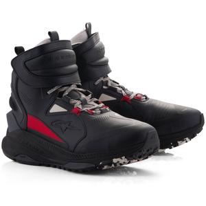 Alpinestars Speedstreet Motorradstiefel schwarz-beige-rot
