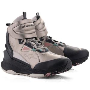 Alpinestars Speedstreet Motorradstiefel beige-koralle-schwarz-blau