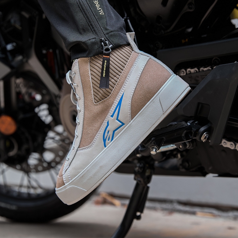 Motorradstiefel Alpinestars Stella Stated Podium Weiß-Hellgrau Damen