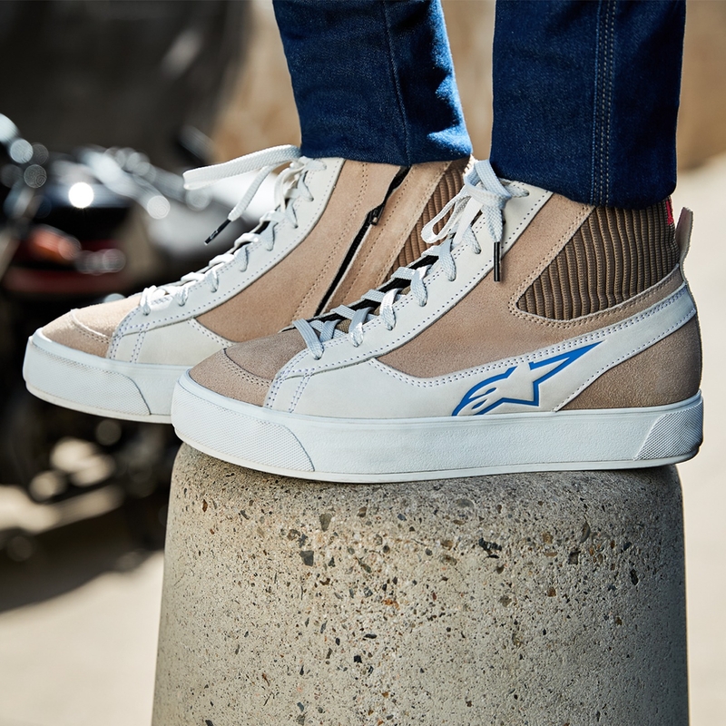 Motorradstiefel Alpinestars Stella Stated Podium Weiß-Hellgrau Damen