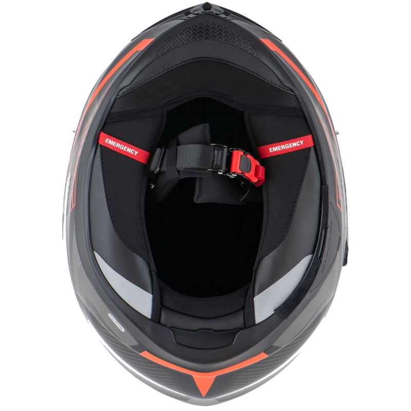 Integral Motorradhelm Scorpion EXO-520 EVO AIR TERRA schwarz-silber-rot Ausverkauf