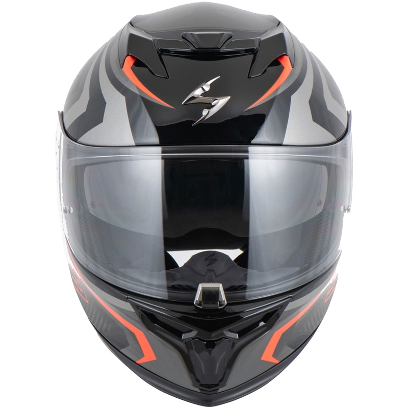 Integral Motorradhelm Scorpion EXO-520 EVO AIR TERRA schwarz-silber-rot Ausverkauf