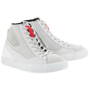 Alpinestars Stated Motorradstiefel weiß-grau