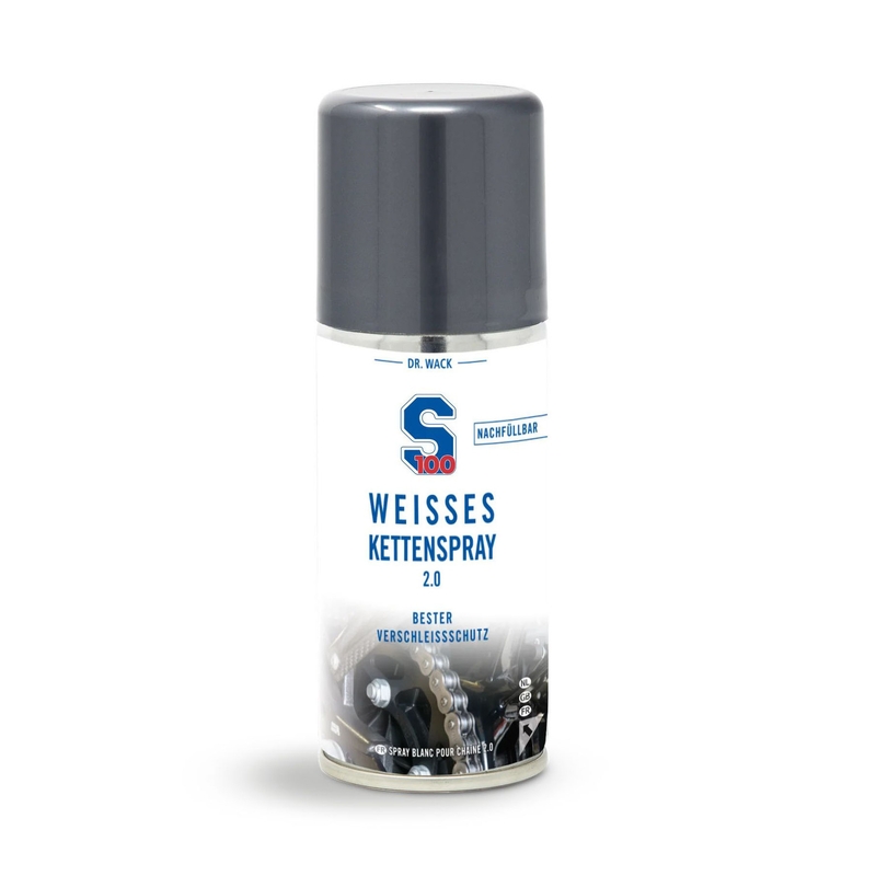 Kettenschmiermittel S100 - Weißes Kettenspray 2.0 100 ml