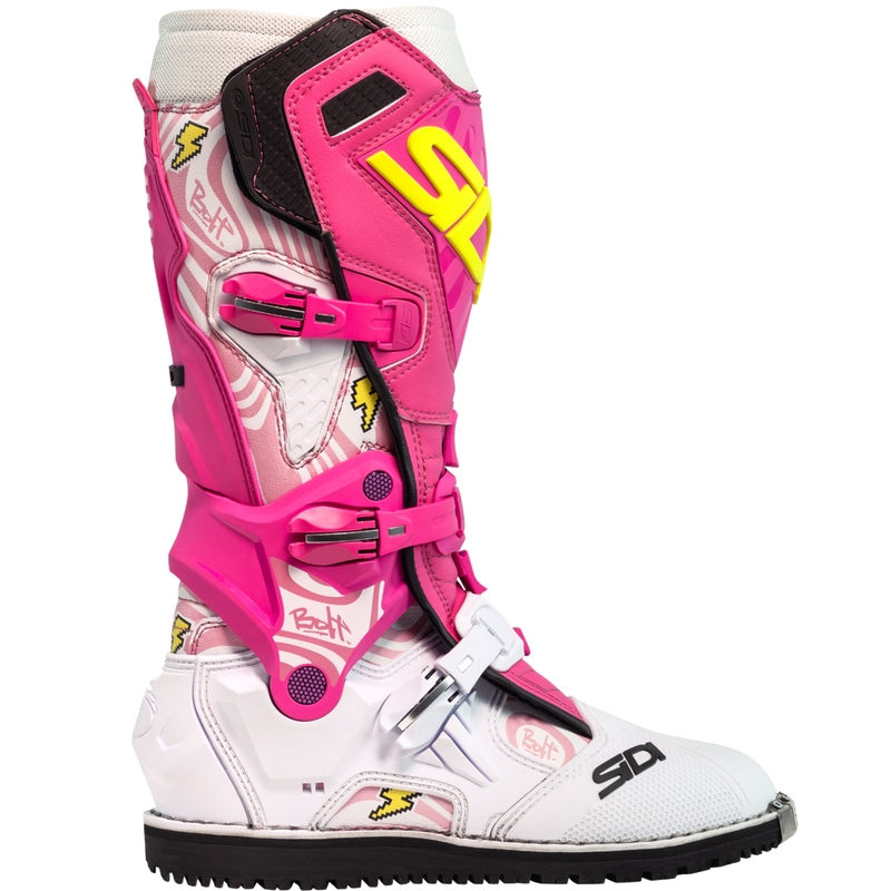 Motorradstiefel SiDi Crossair HD End BB001 pink-weiß