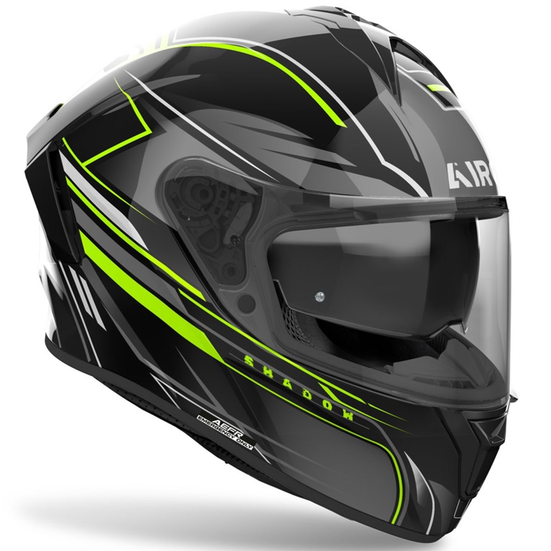 Airoh SPARK 2 Shadow Integralhelm Motorrad glänzend gelb