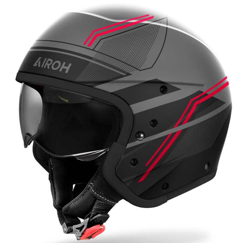 Modularer Motorradhelm Airoh J110 Slim mattrot