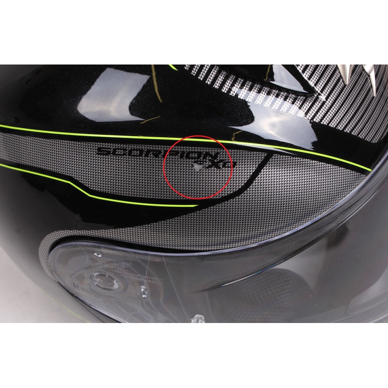 Klappbarer Motorradhelm Scorpion EXO-3000 Stroll schwarz-fluo gelb - II.