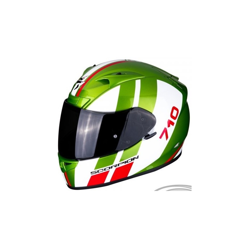 Integralhelm Scorpion EXO-710 Air GT grün-weiß-rot