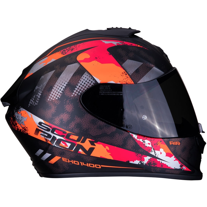 Integralhelm Scorpion EXO-1400 Air Sylex schwarz-rot Ausverkauf