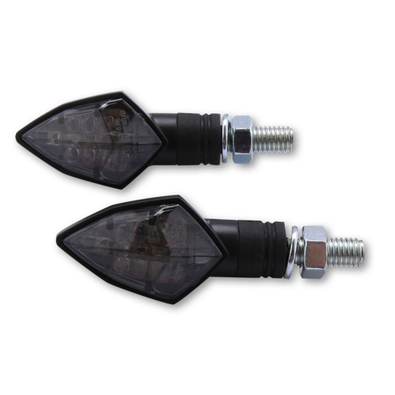 Motorradblinker Highsider Smart Rock LED schwarz