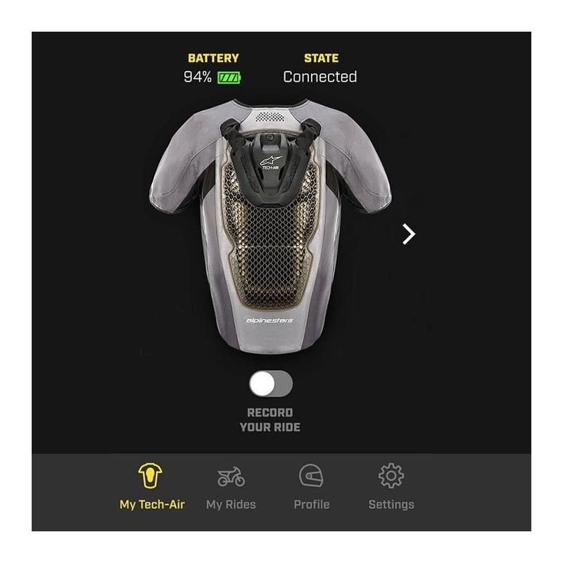 Alpinestars Tech-Air® 5 Airbagweste grau-schwarz - II. Wahl - II. Qualität
