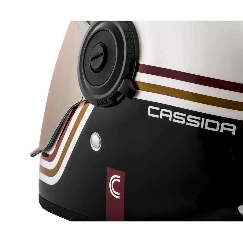 Cassida Fibre Super Hooligan Integralhelm Motorrad Schwarz-Grün Abverkauf - II. Wahl