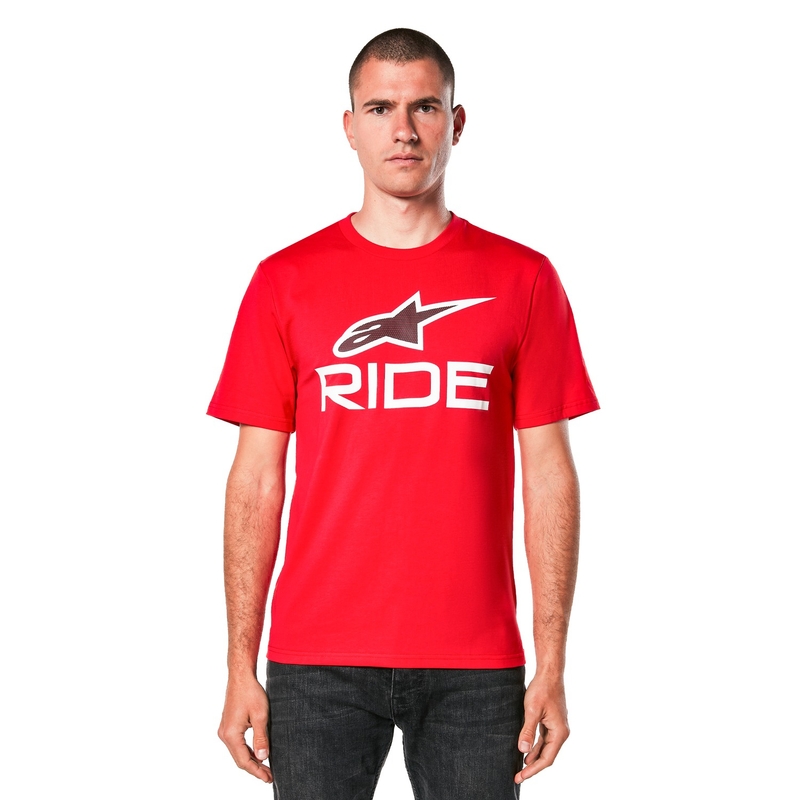 Alpinestars Ride 4.0 CSF T-Shirt rot-weiß-schwarz - II. Wahl - II. Qualität
