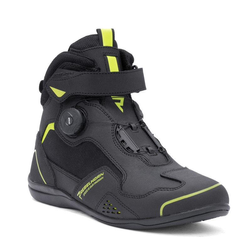Rebelhorn Spark II Motorradstiefel schwarz-fluo gelb - 2. Wahl - II. Qualität
