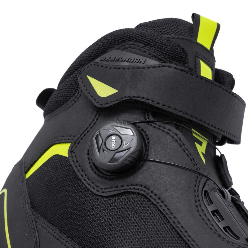 Rebelhorn Spark II Motorradstiefel schwarz-fluo gelb - 2. Wahl - II. Qualität