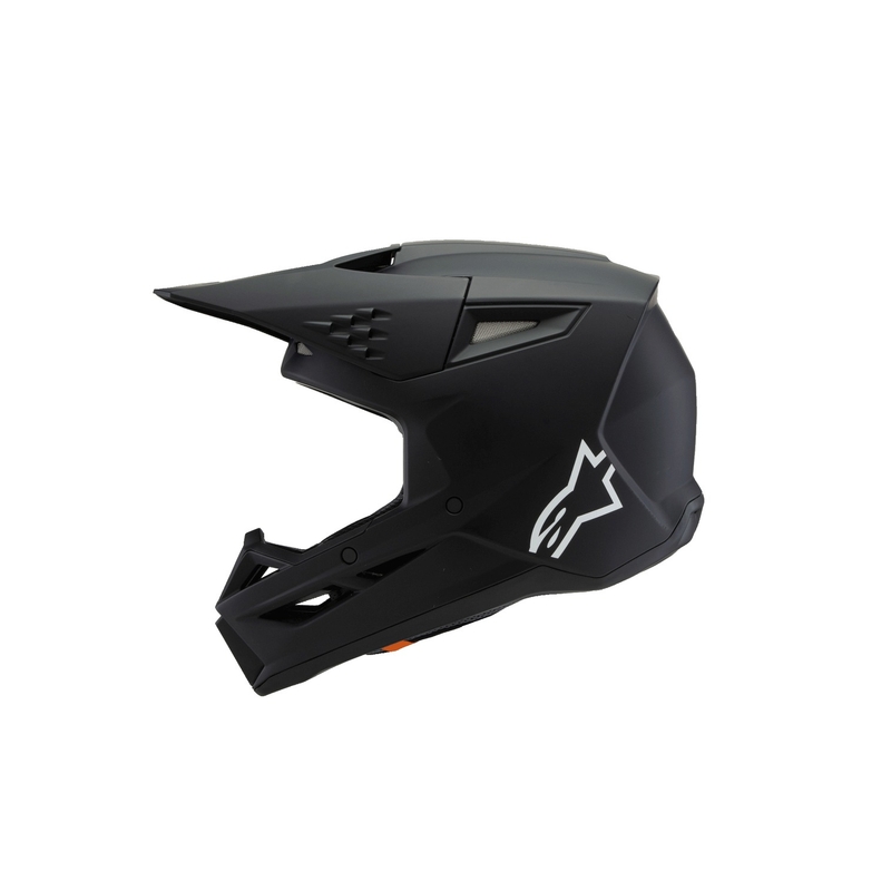 Alpinestars S-M3 Solid Kinder Motocross Helm Mattschwarz - II. Qualität