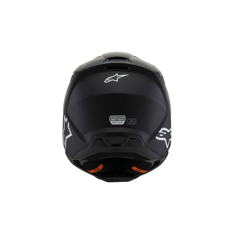 Alpinestars S-M3 Solid Kinder Motocross Helm Mattschwarz - II. Qualität